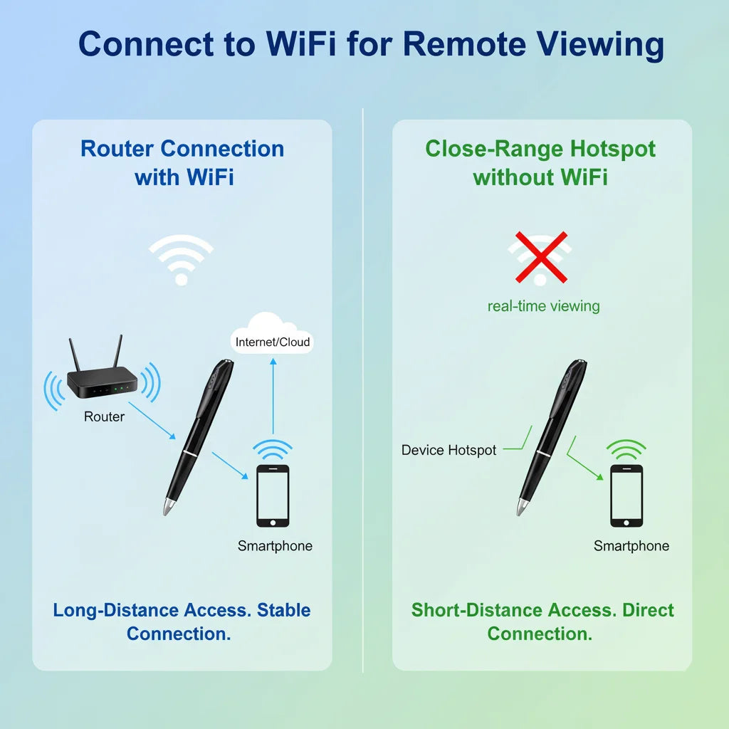 1080P HD Mini Pen Camera With WiFi And Motion Detection
