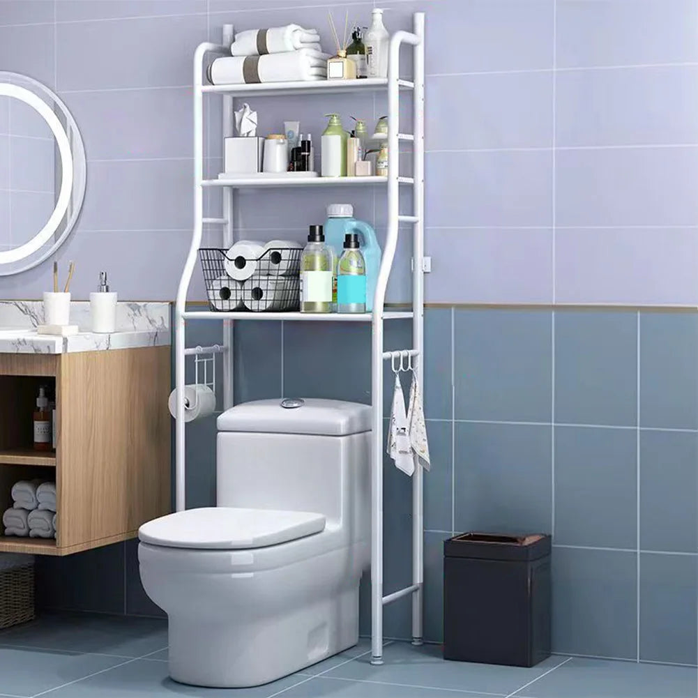 Studyset Over Toilet Storage Shelf 2 Tier Removable Paper Holder