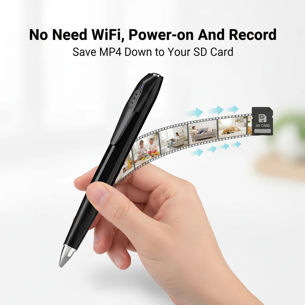 1080P HD Mini Pen Camera With WiFi And Motion Detection