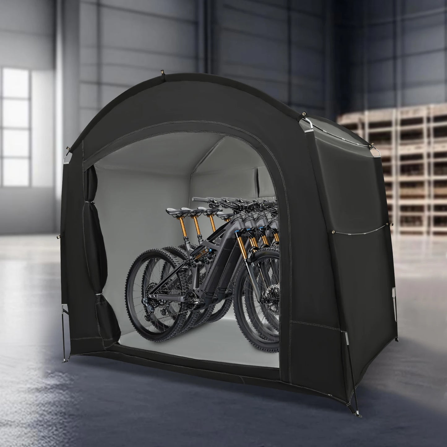 Portable Waterproof Bike Storage Shed Shelter For Bikes