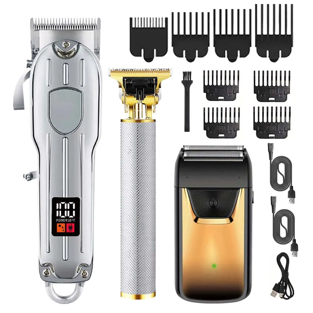 SHUYU Professional Hair Clipper And Trimmer Set For Men