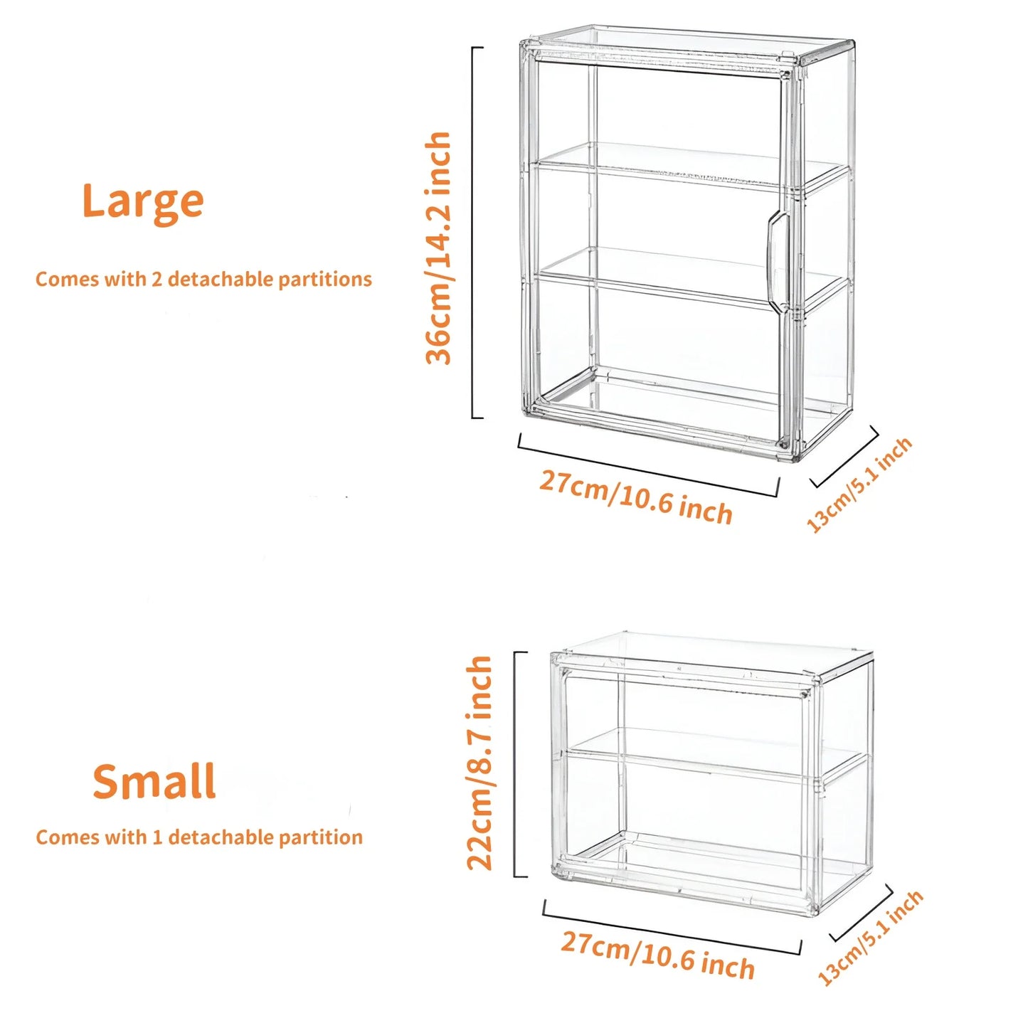 Transparent Doll Display Box For Figures And Collectibles Wall Mounted