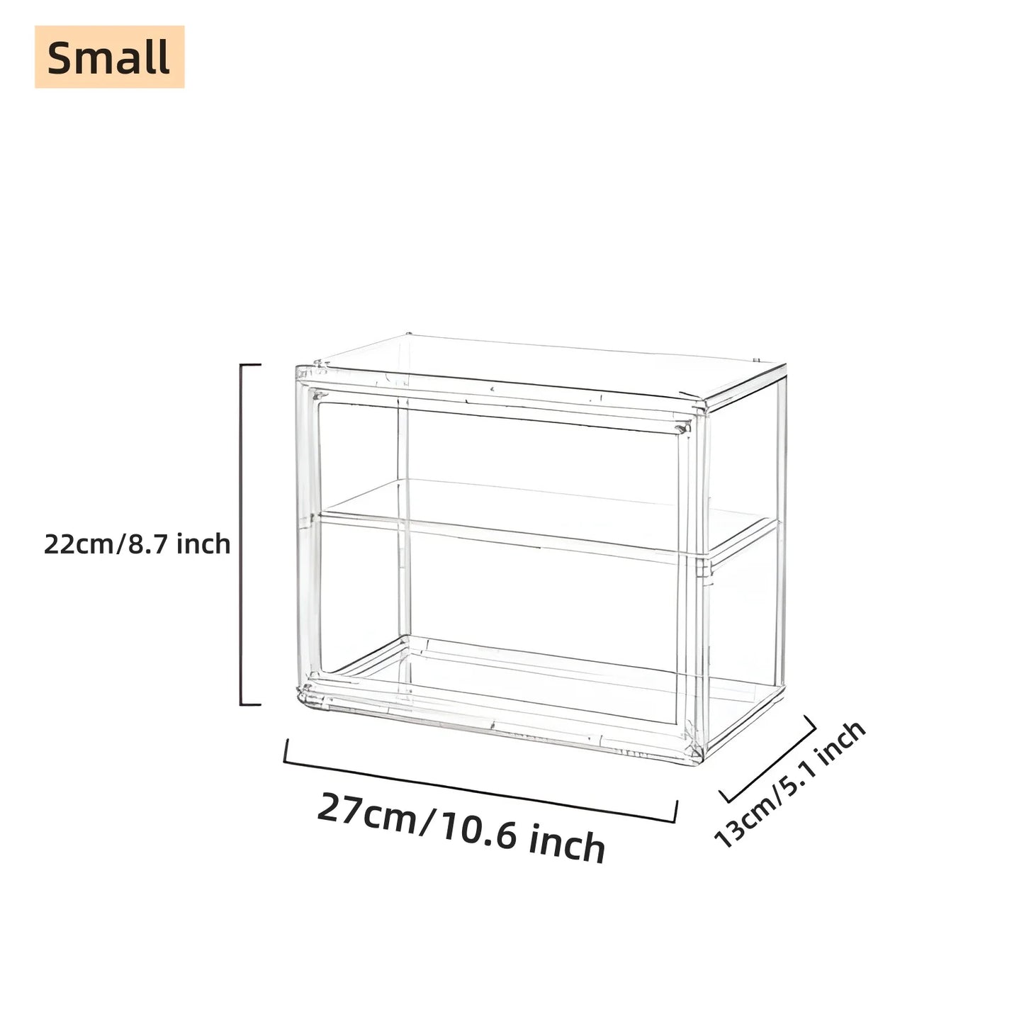 Transparent Doll Display Box For Figures And Collectibles Wall Mounted