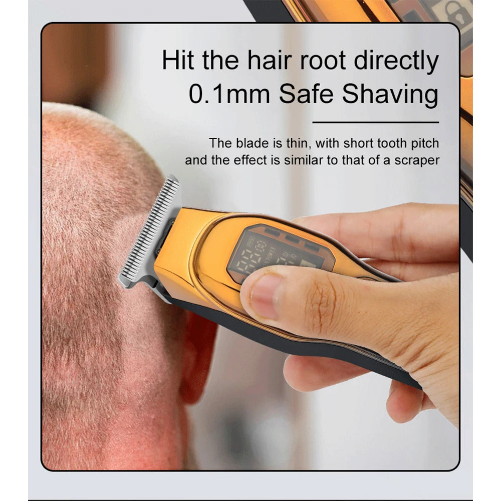 HIENA Professional Hair Clipper Cordless Trimmer For Barbers