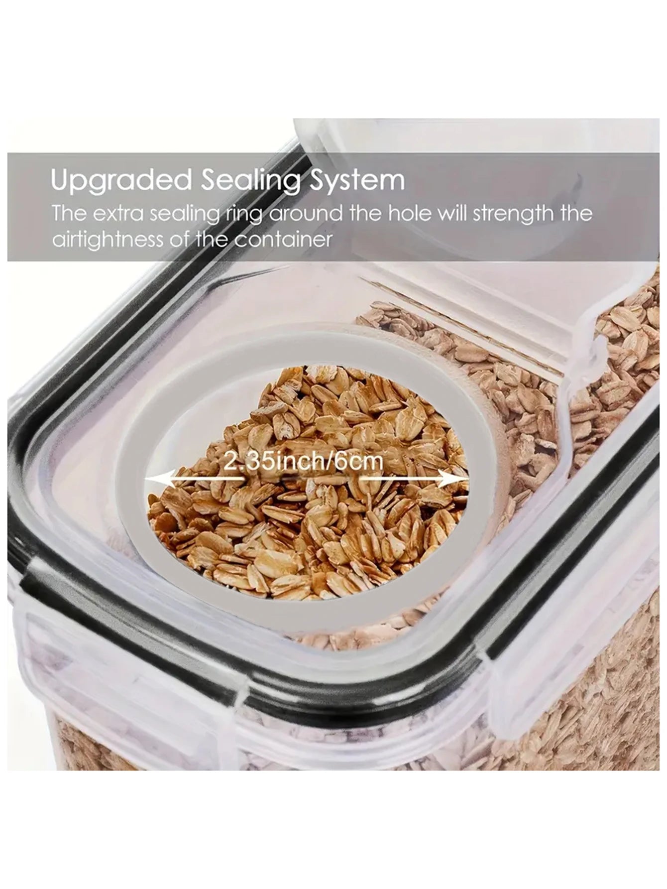 Airtight Food Storage Containers With Lids For Pantry Organization