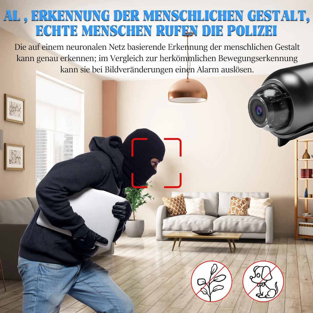 Marzony 1080P Mini WiFi IP Camera Home Security Surveillance