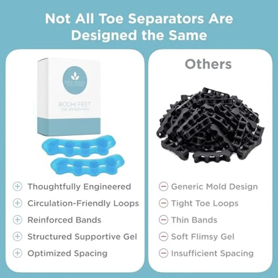 Mind Bodhi Toe Separators For Men And Women Soft Rubber