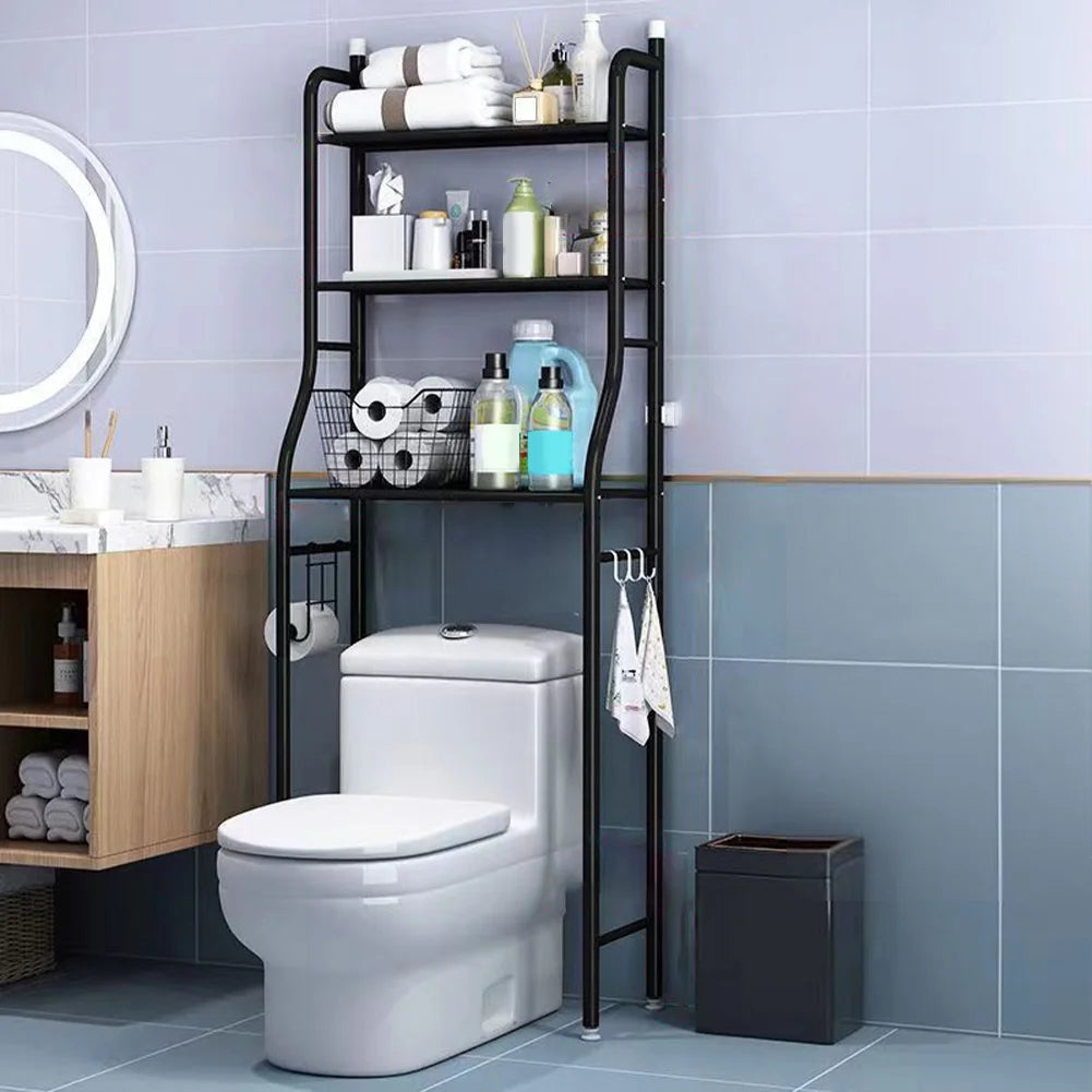 Studyset Over Toilet Storage Shelf 2 Tier Removable Paper Holder