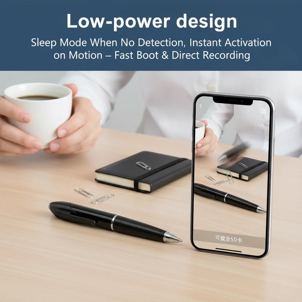 1080P HD Mini Pen Camera With WiFi And Motion Detection