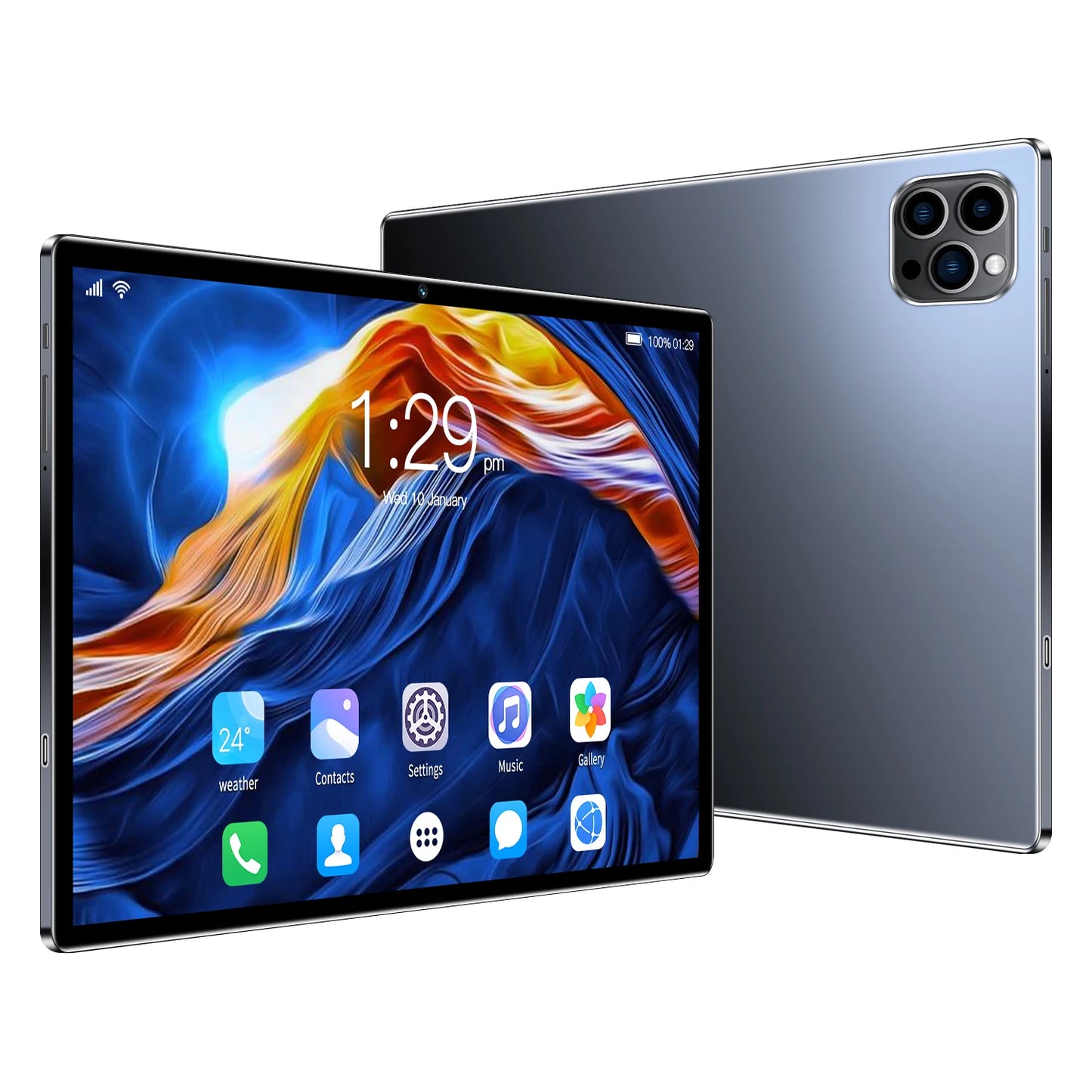 BDF Android Tablet Octa Core Dual SIM Cameras Bluetooth WiFi