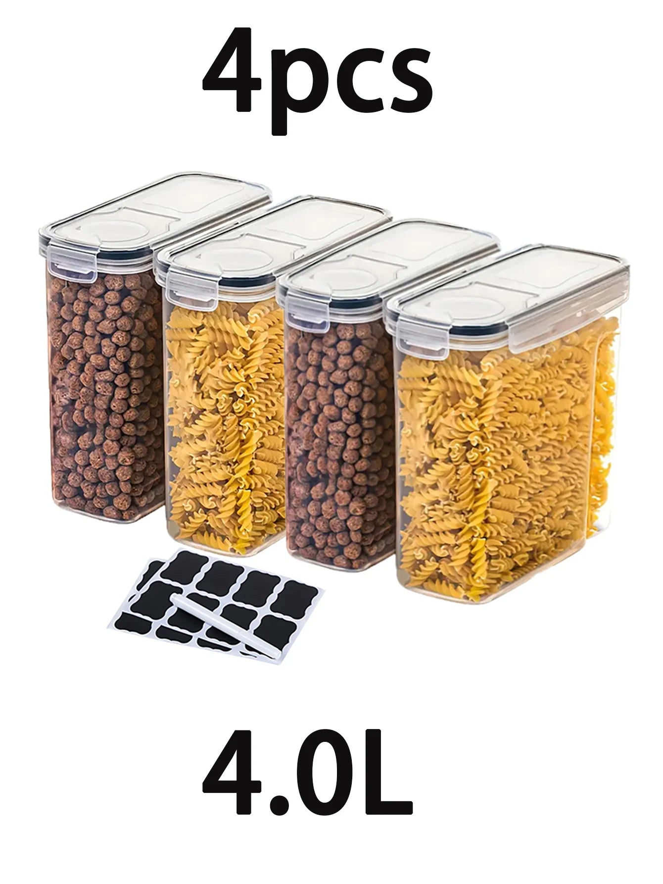 Airtight Food Storage Containers With Lids For Pantry Organization