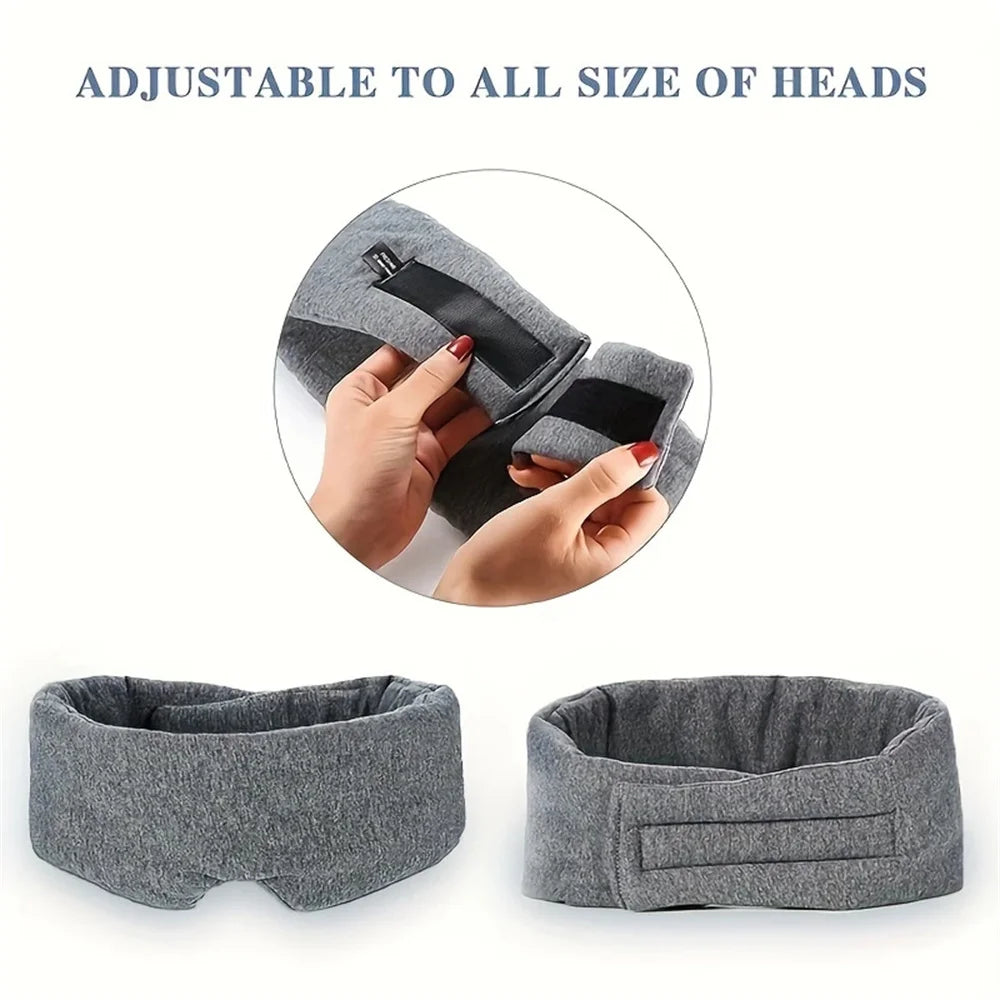 Breathable Sleep Mask Eye Cover Portable Travel Comfort Light Blocking