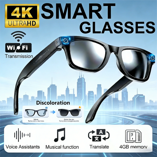 Giinova AI Smart Video Glasses With 8MP Camera And 1080P