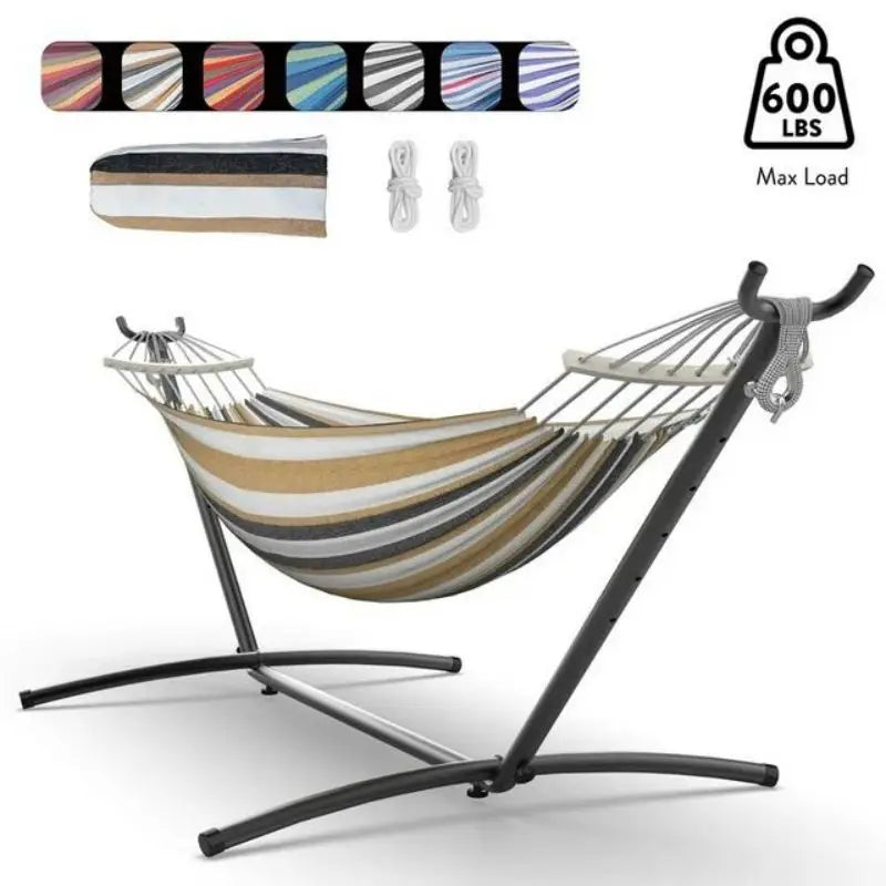 GYROOR Adjustable Stand Hammock With 600lb Capacity