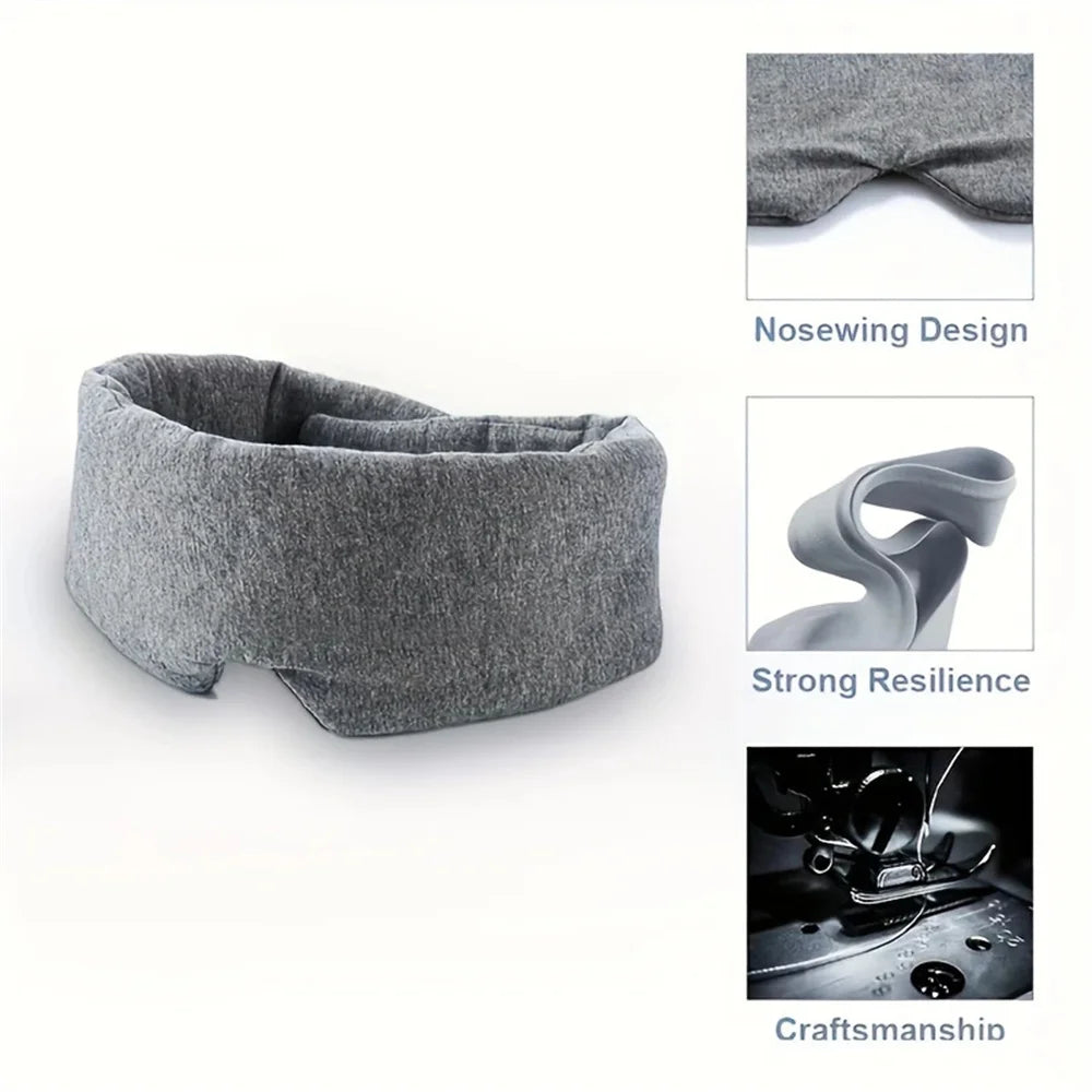 Breathable Sleep Mask Eye Cover Portable Travel Comfort Light Blocking