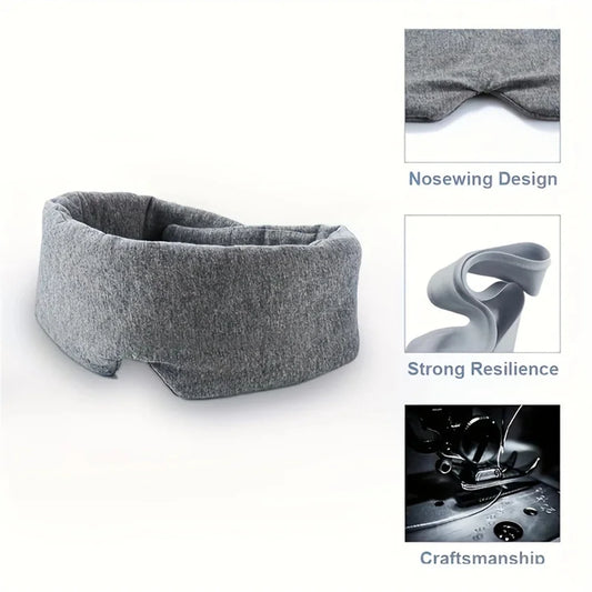 Breathable Sleep Mask Eye Cover Portable Travel Comfort Light Blocking