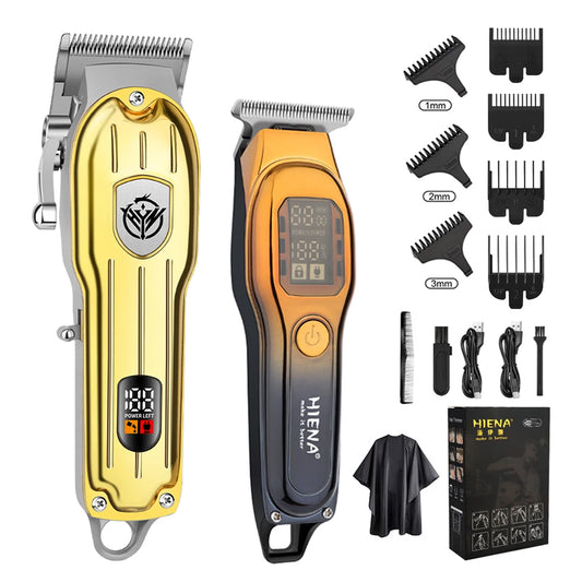 HIENA Professional Hair Clipper Cordless Trimmer For Barbers