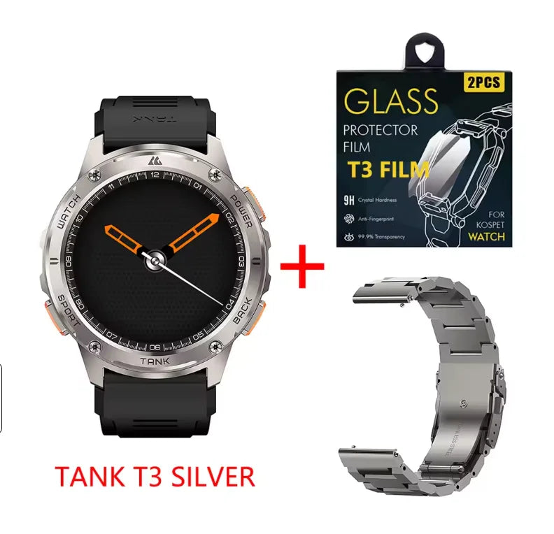 KOSPET Tank T3 Smart Watch For Men With AMOLED Display AI Voice