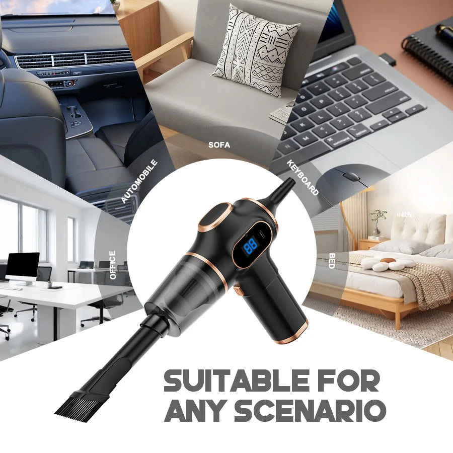 ABS Wireless Car Vacuum Cleaner For Home And Auto Use