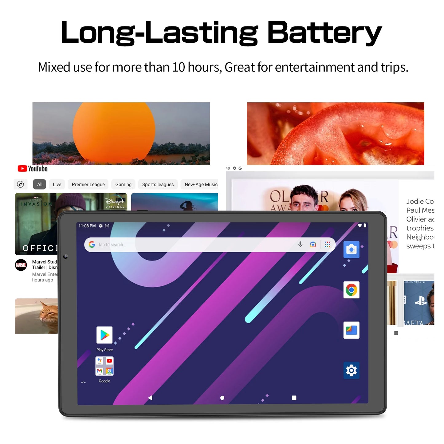 PRITOM Android Tablet With 2GB RAM 32GB ROM WiFi 6