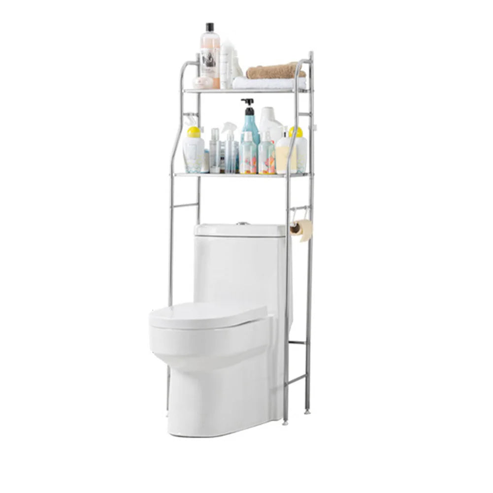 Studyset Over Toilet Storage Shelf 2 Tier Removable Paper Holder