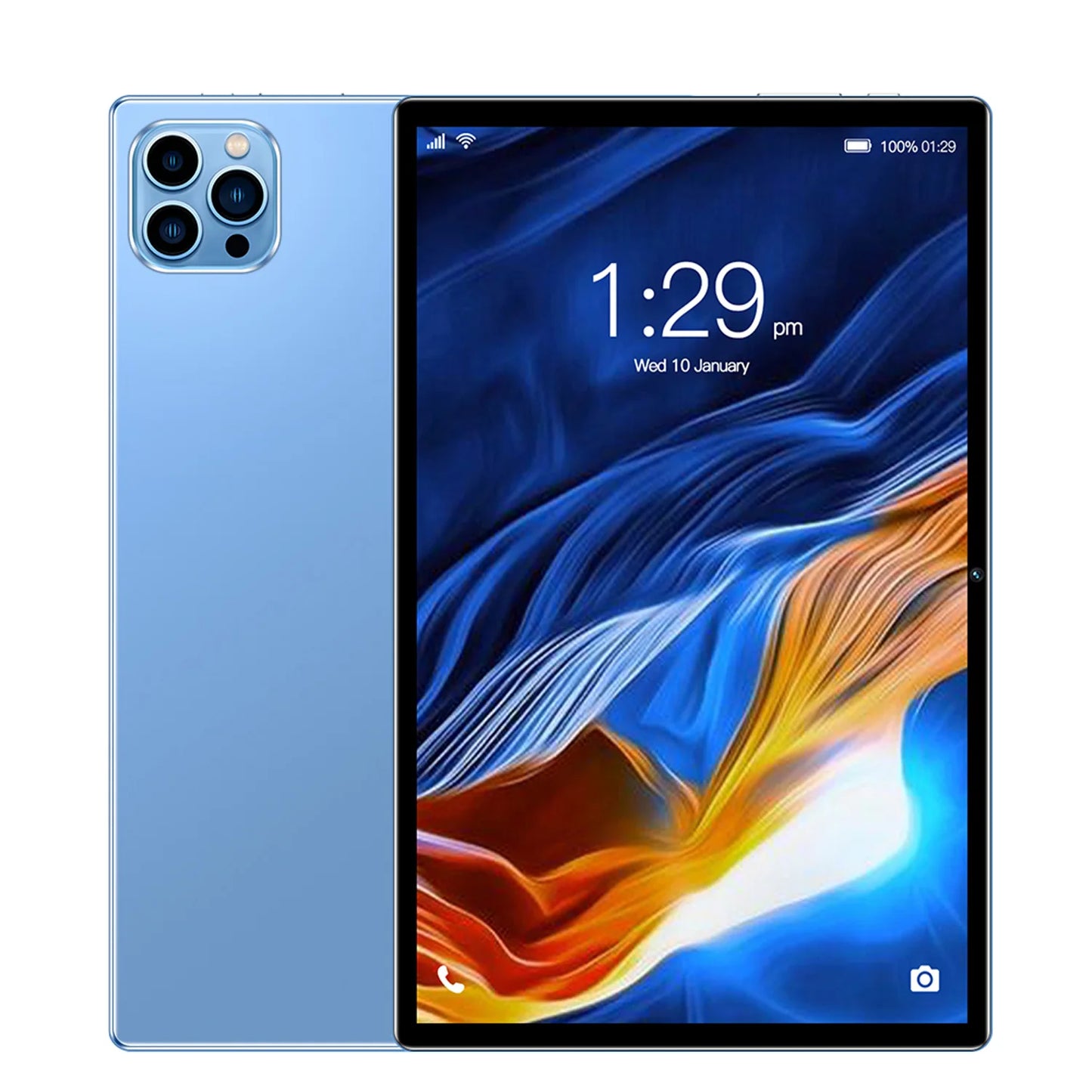 BDF Android Tablet Octa Core Dual SIM Cameras Bluetooth WiFi