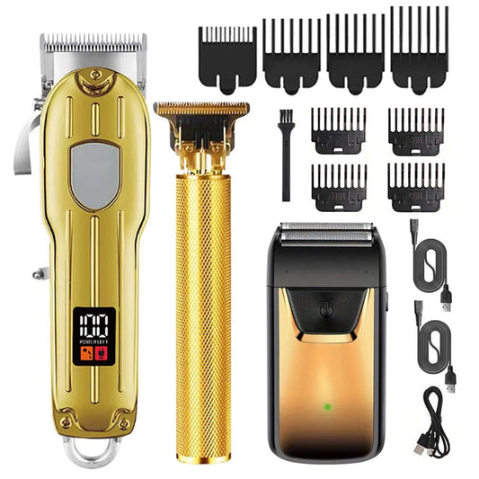 SHUYU Professional Hair Clipper And Trimmer Set For Men
