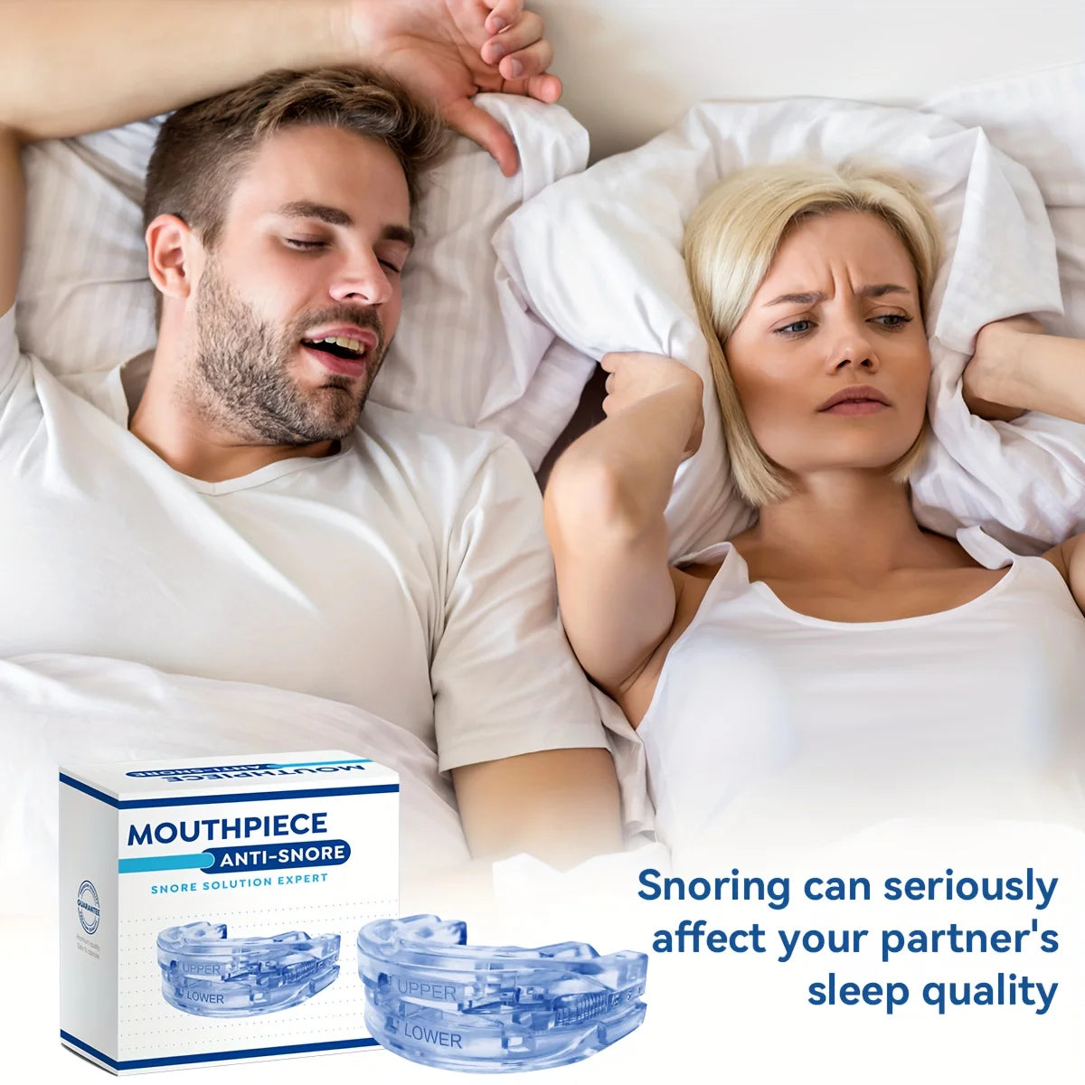 Anti Snore Mouthpiece For Sleep Apnea And Bruxism Relief
