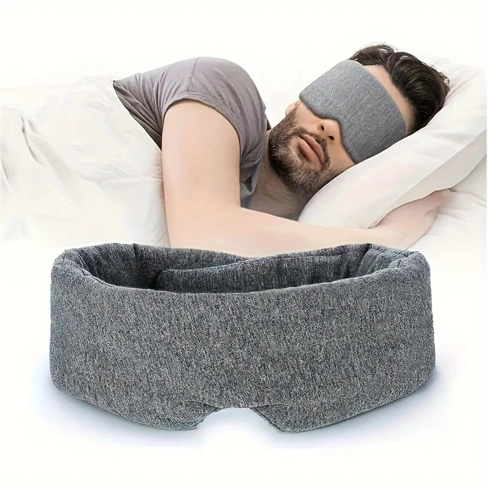 Breathable Sleep Mask Eye Cover Portable Travel Comfort Light Blocking